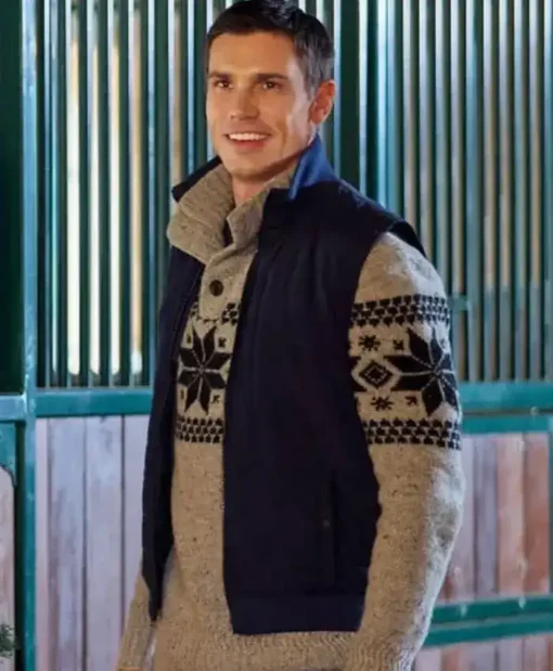 Debbie Macomber’s Joyful Mrs. Miracle Tanner Novlan Blue Vest