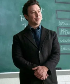 English Teacher Evan Black Blazer