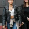 Eye Candy Kiersey Clemons Black Leather Jacket