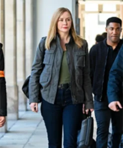 FBI International 2025 Eva Jane Willis Grey Jacket