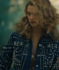 Fake Profile Carolina Miranda Blue Denim Jacket