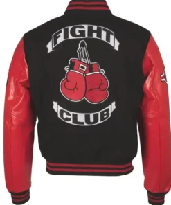 Fight-Club-Boxing-Black-Red-Varsity-Jacket