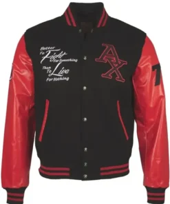Fight-Club-Boxing-Black-and-Red-Varsity-Jacket