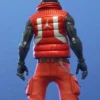 Fortnite Grind Red Quilted Puffer Zipper Vest For Men