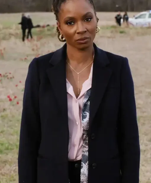Found Gabi Mosely Wool Black Coat