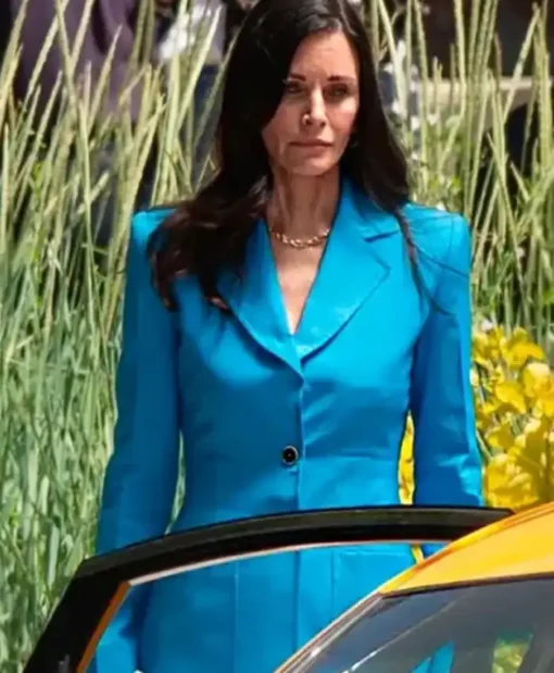 Gale Weathers Scream 6 Courteney Cox Blue Suit