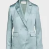 General Hospital Carly Corinthos Light Blue Blazer
