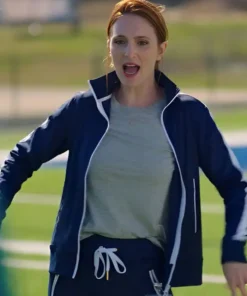 Get Now English Teacher Stephanie Koenig Navy Blue Tracksuit For Sale