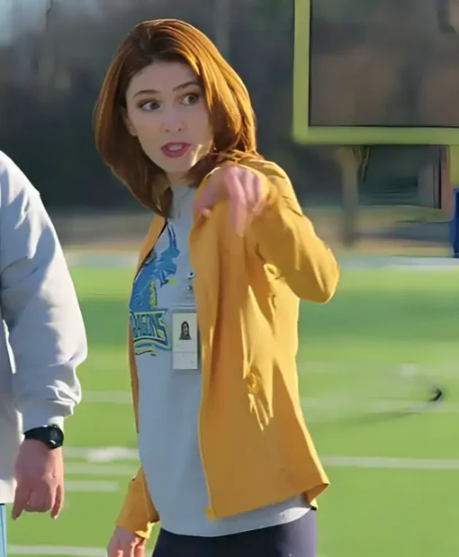 Get Now English Teacher Stephanie Koenig Yellow Fleece Jacket For Sale