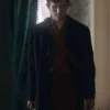 Harry-Melling-The-Queen’s-Gambit-Black-Wool-Coat