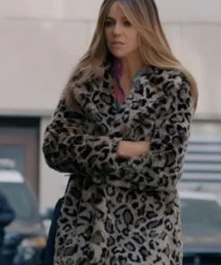 High Potential Kaitlin Olson Leopard Coat