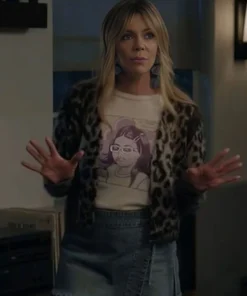 High Potential Kaitlin Olson Leopard Jacket