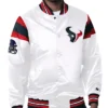 Houston Texans Midweight White Varsity Jacket