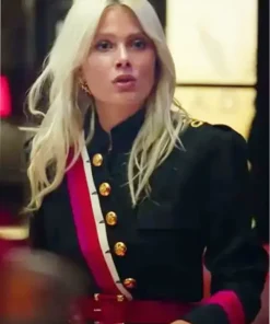 Isadora Artiñán Elite S06 Military Black Wool Jacket