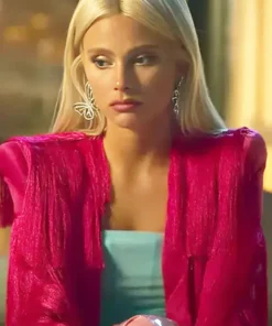 Isadora Artiñán Elite S07 Pink Fringe Jacket