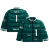 Jalen Hurts Philadelphia Eagles Off Season Player Green Puffer Jacket