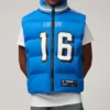 Jared Goff Detroit Lions Off Season Player Puffer Vest