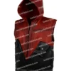 Jason Todd Hood Red Leather Vest