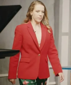 Jodie-Grant-Our-Christmas-House-2024-Red-Blazer