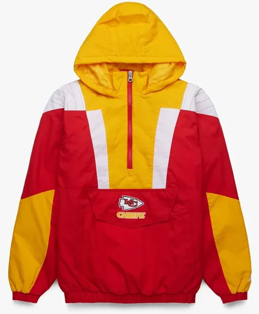 Kansas City Chiefs Red And Yellow Pullover Jacket