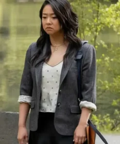 Laid-Series-Stephanie-Hsu-Grey-Blazer