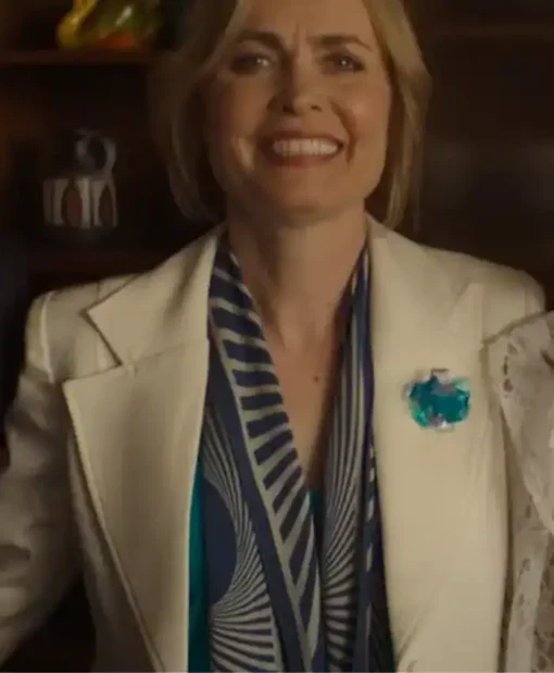 Last Days of the Space Age Judy Bissett White Blazer