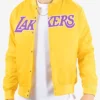 Los Angeles Lakers Yellow Varsity Jacket