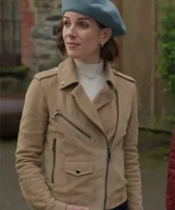 Love Of The Irish Shenae Grimes-Beech Beige Jacket