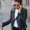 Manchester Street Style Michelle Keegan Black Jacket