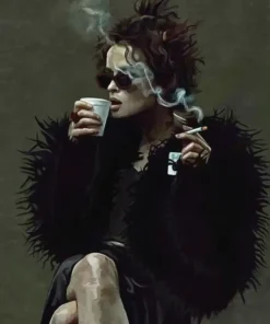 Marla Singer Fur Coat