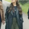 Mayfair Witches Alyssa Jirrels Black Leather Coat