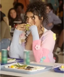 Mean Girls Avantika Crochet Flowers Knitted Cardigan