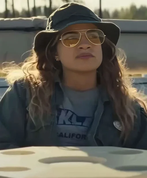 My Dead Friend Zoe 2025 Natalie Morales Grey Jacket