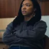 My Dead Friend Zoe 2025 Sonequa Martin-Green Grey Bomber Jacket
