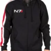 N7 Mass Effect Gaming Black Hoodie