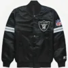NFL Los Angeles Raiders Black Varsity Jacket