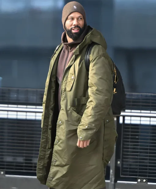 NYC Common Rapper Green Coat