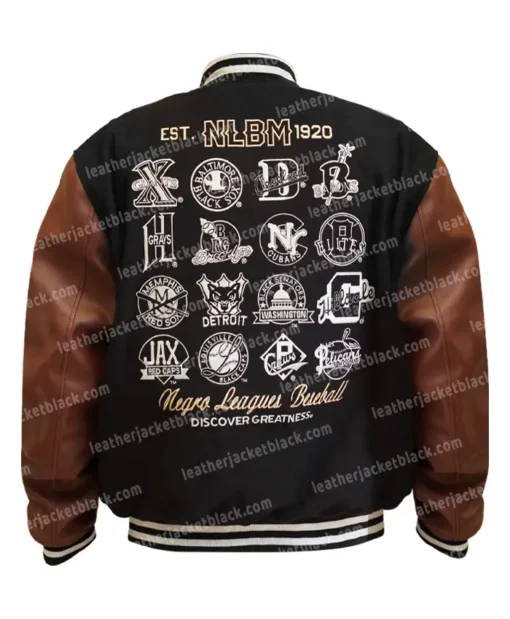 Negro League Baseball Brown And Black Jacket