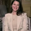 Neve Campbell Scream White Blazer Coat