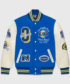 OVO Los Angeles Rams Letterman Varsity Jacket
