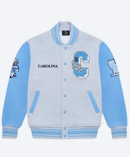 OVO X Drake North Carolina Sky Blue And Grey Jacket