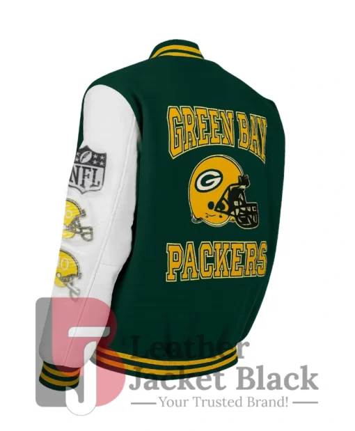 Buy Now OVO Green Bay Packers Letterman Varsity Jacket
