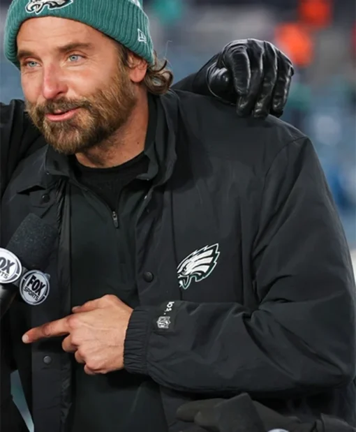 Philadelphia Eagles Bradley Cooper Black Jacket