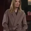Phyllis Newman The Young and The Restless Brown Wrap Coat