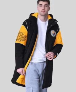 Pittsburgh Steelers Starter Dynasty Polyfill Stadium Black Jacket