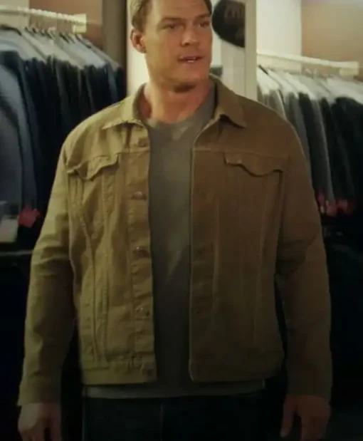 Reacher S01 Alan Ritchson Denim Jacket
