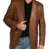 Richard Brown Classic Leather Sport Blazer
