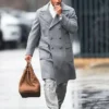 Saquon Barkley AFC Divisional Playoff Gray Coat