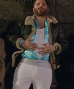 Shafted 2025 Vincent Heneine Black Shearling Leather Jacket