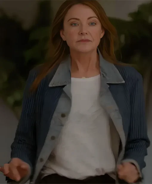 Shrinking S02 Liz Miller Blue Pinstripe Jacket